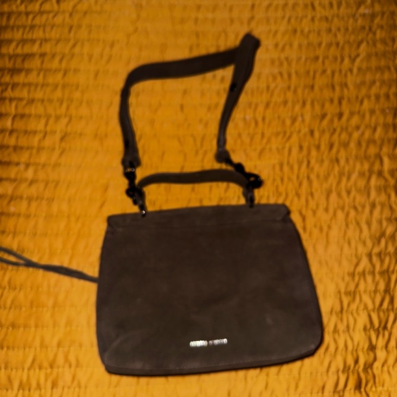 Rebecca Minkoff Brown Suede Darren Shoulder Bag - Picture 3 of 6